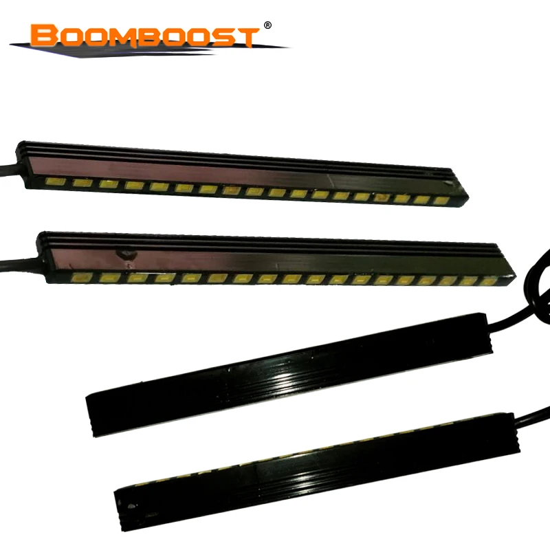 

Автомобильные дневные хосветильник DRL 1 пара 7000K 6 Вт/каждый с двухсторонним клеем супер яркие 5630 SMD 18 светодиодов водонепроницаемый белый 12 В...