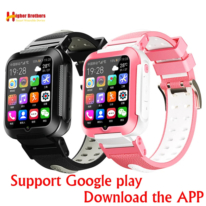 

Smart 4G Remote Camera GPS WI-FI Kids Children Students Wristwatch SOS Video Call Whatsapp Monitor Tracker Location Phone Watch