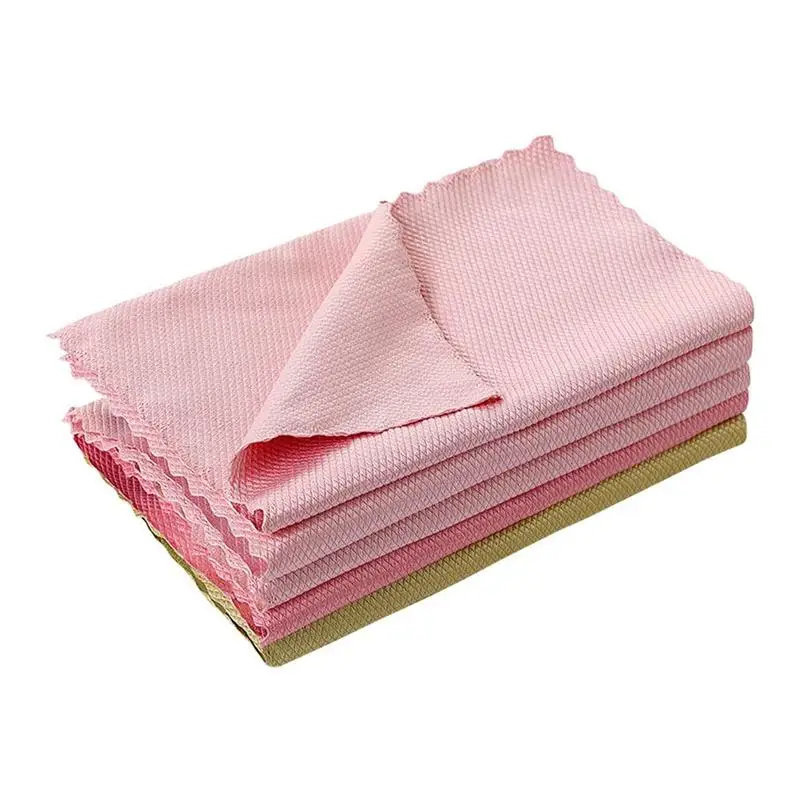

1Set/3 Pcs Kitchen Towel Cleaning Cloth For Window Cleaning Ceramic Car Rags Bowl Tile Duster Wipe Floor Dish Home Glass To S2N5