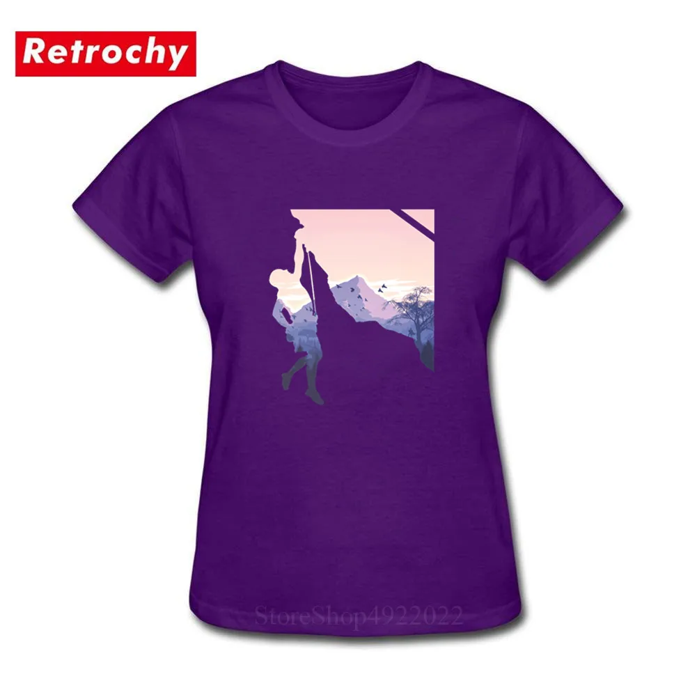 Футболка женская с коротким рукавом смешная хлопковая рубашка для горного