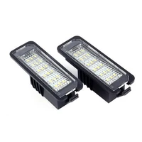 alloyseed 2pcs12v led number license plate light lamps car license plate lights exterior accessories for vw golf 4 5 6 7 polo 6r