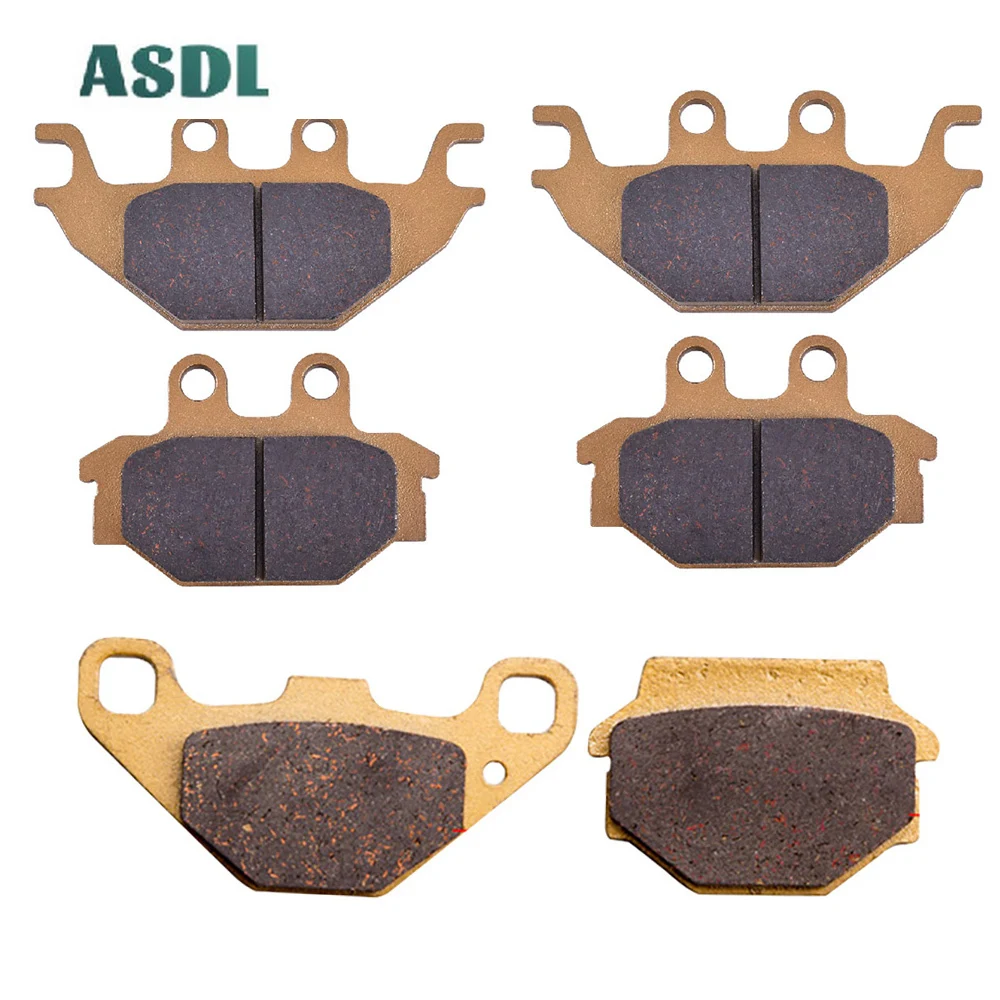 

500cc 600cc Motorcycle Front & Rear Brake Pads Kit For AEON Overland 600 Quad 2010-2011 For CECTEK 500 EFI Gladiator 2009-2010