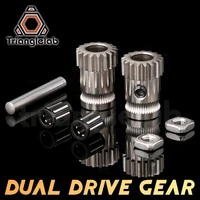 drivegear kit dual drive gear extruder kit cloned btech upgrade for ddb for prusa i3 3d printer gear mini bowden extruder