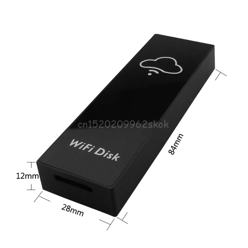 

WiFi Disk Memory Storage Box Hard Drive TF/MicroSD Card Card Reader File Sharing