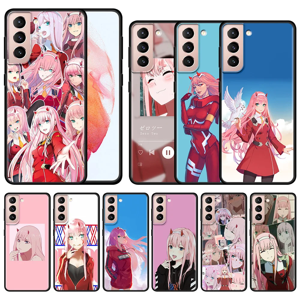 

Phone Case For Samsung Galaxy S20 S21 FE S22 Ultra S10 S9 S8 Plus TPU Coque S10Lite S10e Note 20 Ultra 10plus Hot Gril Zero Two