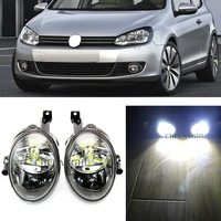 car light for vw golf 6 mk6 variant plus cabriolet 2009 2010 2011 2012 2013 front bumper led halogen fog light lamp