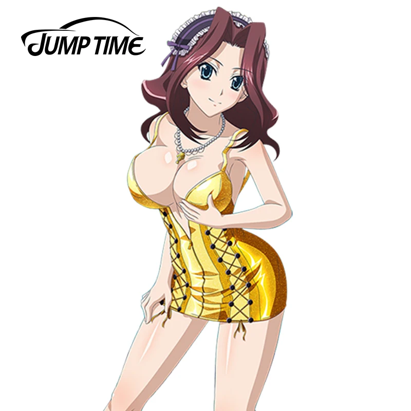 JumpTime 13 см x 6 2 3D стильный автомобиль аниме школьная виниловая наклейка DxD для