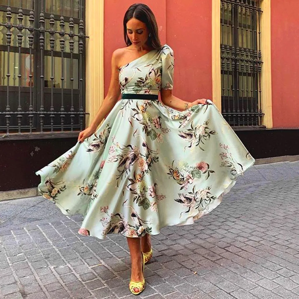 Новое модное осеннее платье с принтом женские облегающие вечерние платья