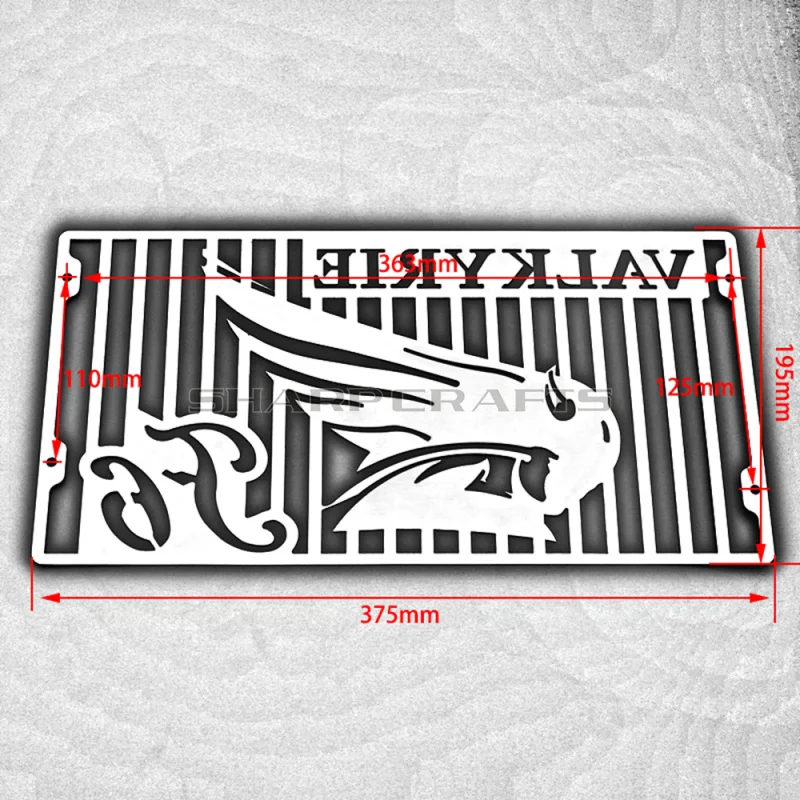 Высококачественная хромированная Защитная крышка радиатора для мотоцикла Honda