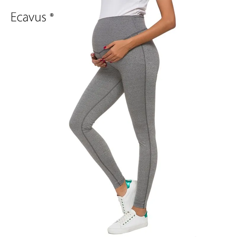 

Одежда для беременных штаны для йоги очень мягкие леггинсы Женская одежда над животом непрозрачные леггинсы с высокой талией для тренирово...