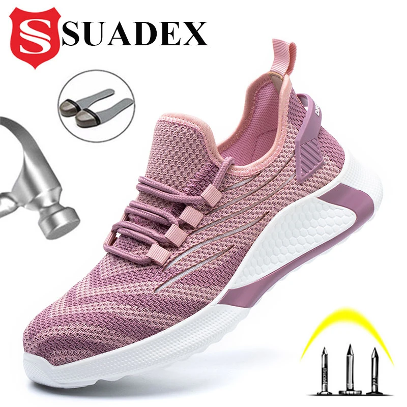 SUADEX всесезонные мужские и женские защитные рабочие ботинки со стальным носком |