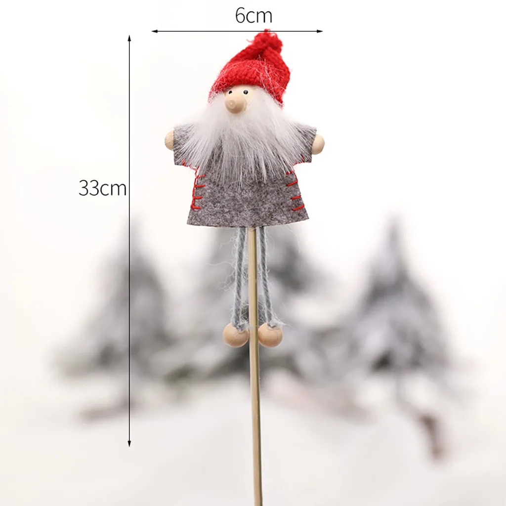 Рождественские игрушки для кукол Санта Клаус Снеговик Лось Рождественская елка