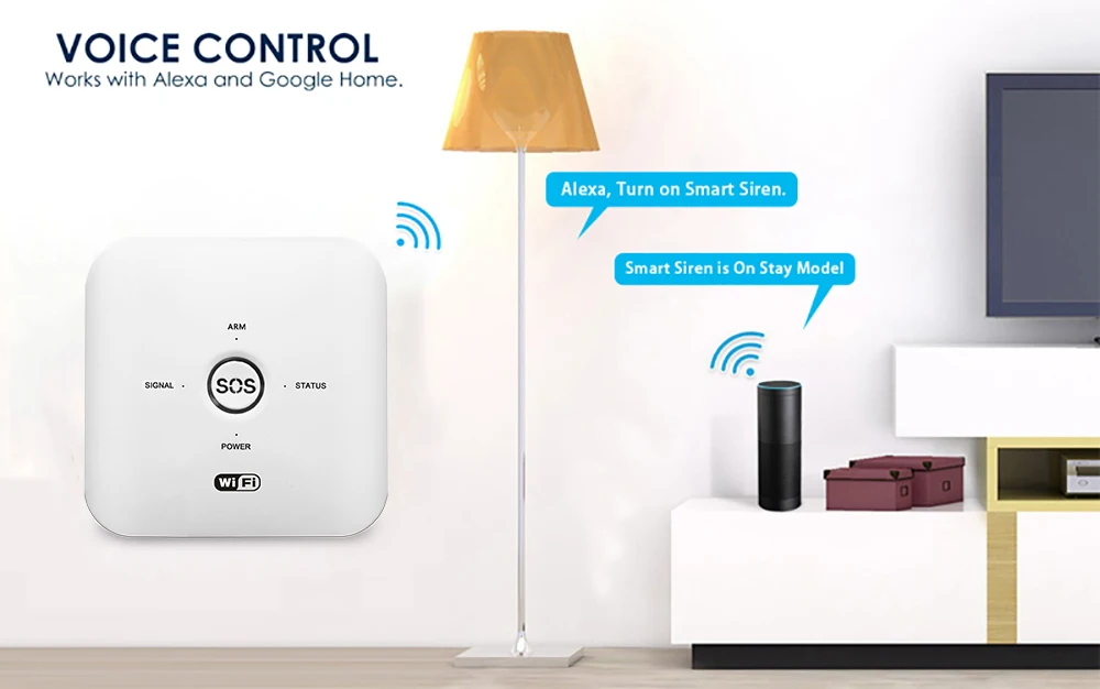 Беспроводная GSM и wifi домашняя система охранной сигнализации