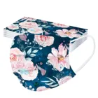 10 шт. цветочный одноразовая маска для костюмированной вечеринки на Хэллоуин с модным принтом 3-х слойные дизайнерская бандана Mascarillas для уход за кожей лица маска для косплея