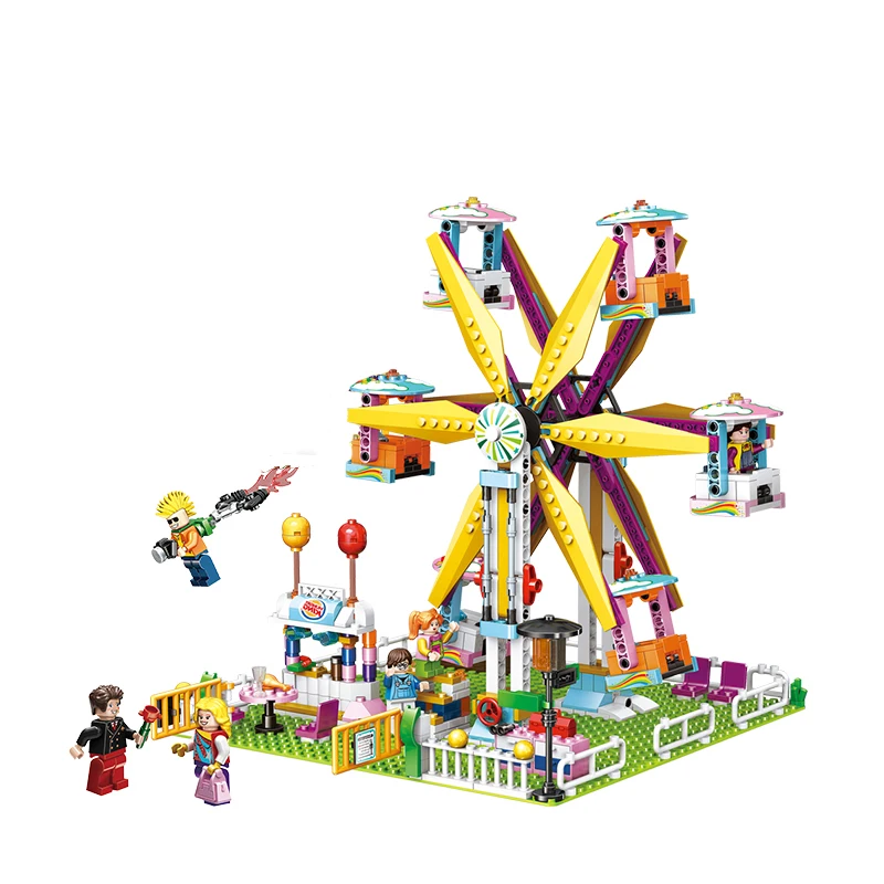 Новая история игрушек совместима с Lego friends серии парк развлечений колесо