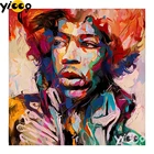 Полноразмернаякруглая алмазная живопись Jimmy Hendrix, алмазная вышивка, стразы, мозаичный декор, подарок FX0241