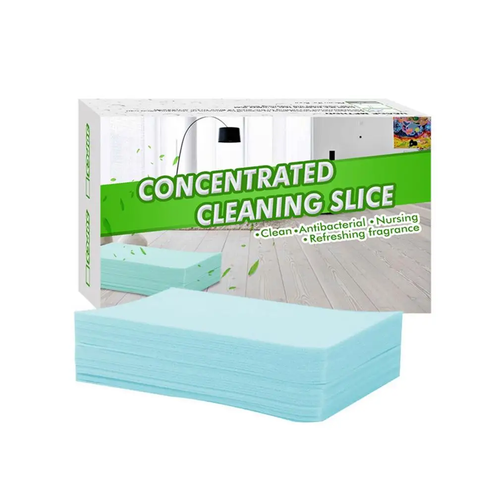 

Fresh Floor Cleaning Slice 50Pcs Floor Cleaning Dissolvable Paper Cleaner Portable Remove Dirt For Home Kitchen Cleaning