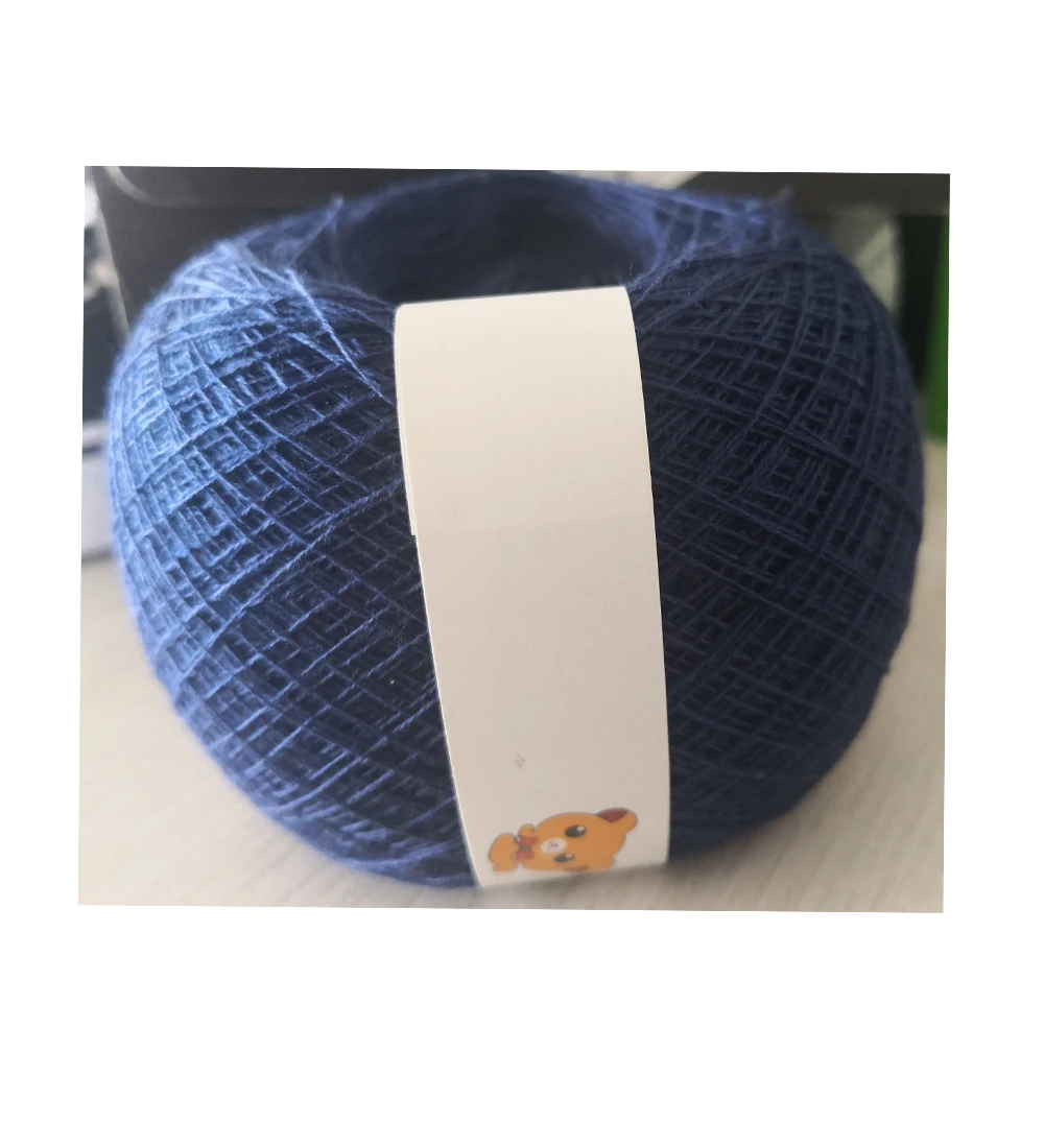 50 граммов/мяч 100% хлопчатобумажная пряжа вязание крючком мягкие теплые