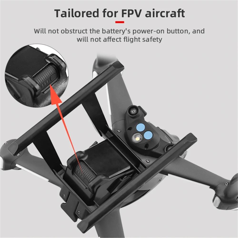 

For DJI FPV Combo Drone Landing Gear Quick Release Height Extender Long Leg Foot Protector Stand Gimbal Guard for FPV Accessory