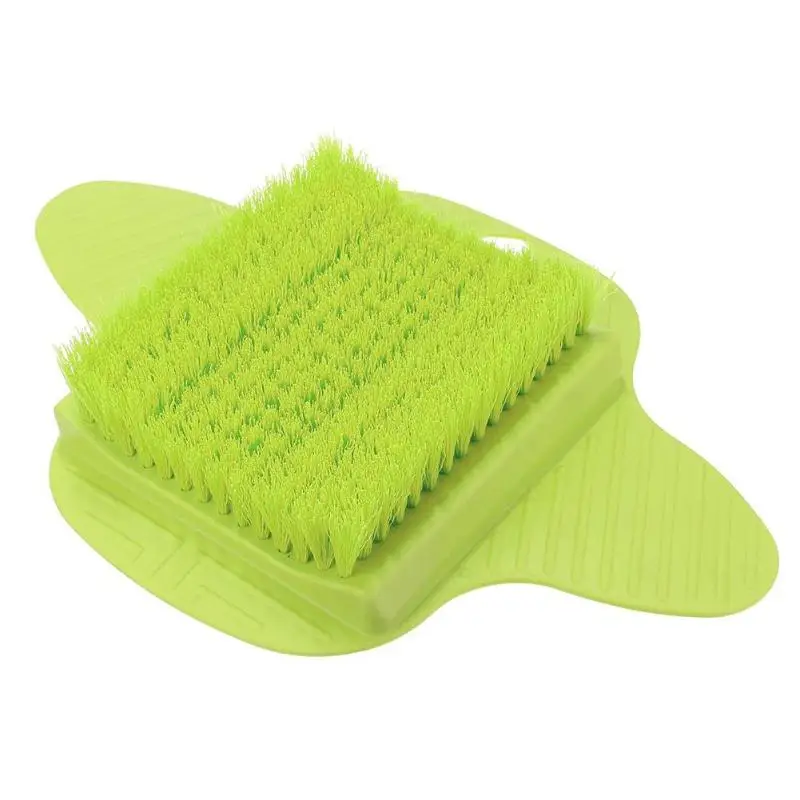 

Plastic Bath Shower Foot Brush Scrubber Bath Shoe Feet Massage Slippers Brush Scrub Exfoliating Spa Shower Remove Dead Skin
