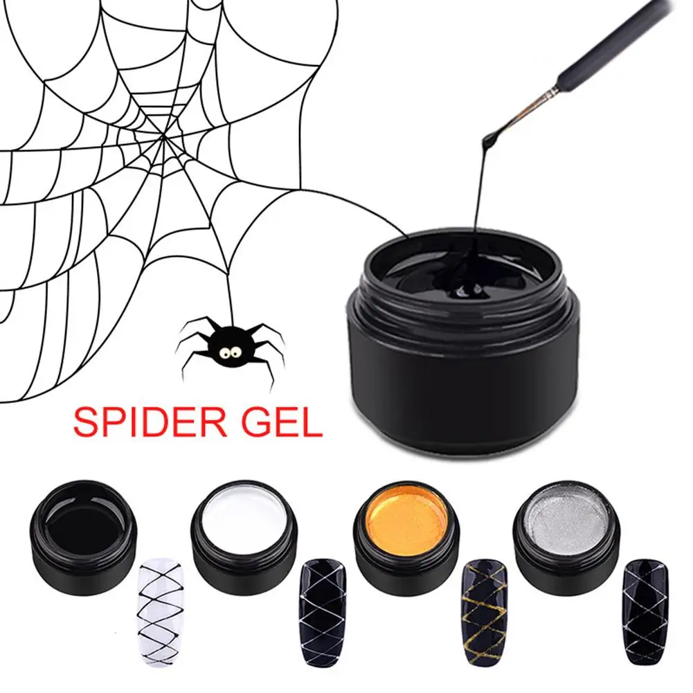 Эластичный ногтей провод Рисование Живопись цветной гель &quotсделай сам&quot