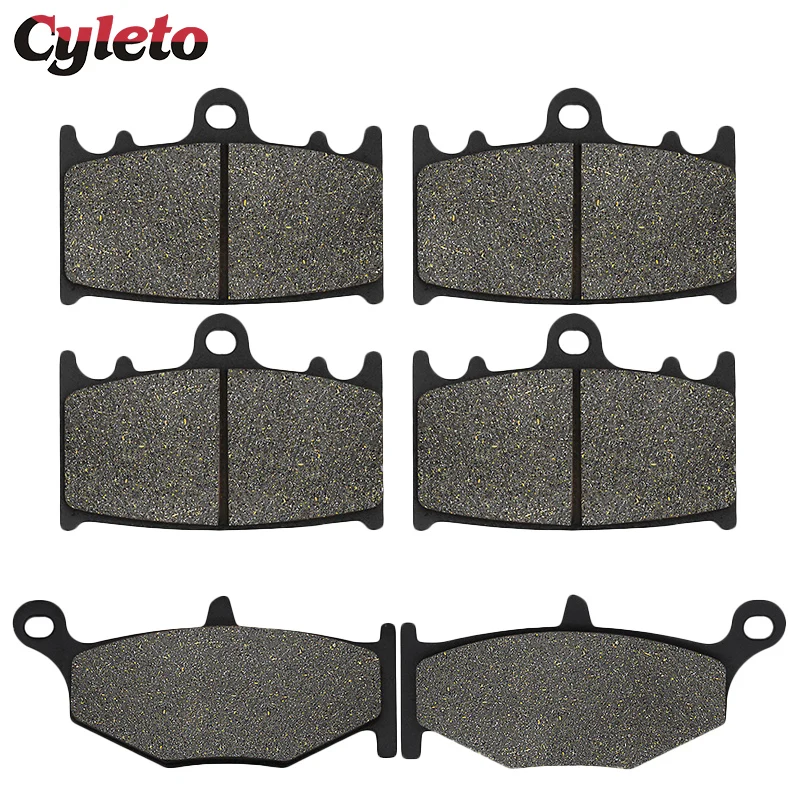 Cyleto Motorcycle Front & Rear Brake Pads for SUZUKI GSR 600 GSR600 K6 K7 K8 2006 2007 2008 2009 2010 GSR 400 GSR400 2006-2008