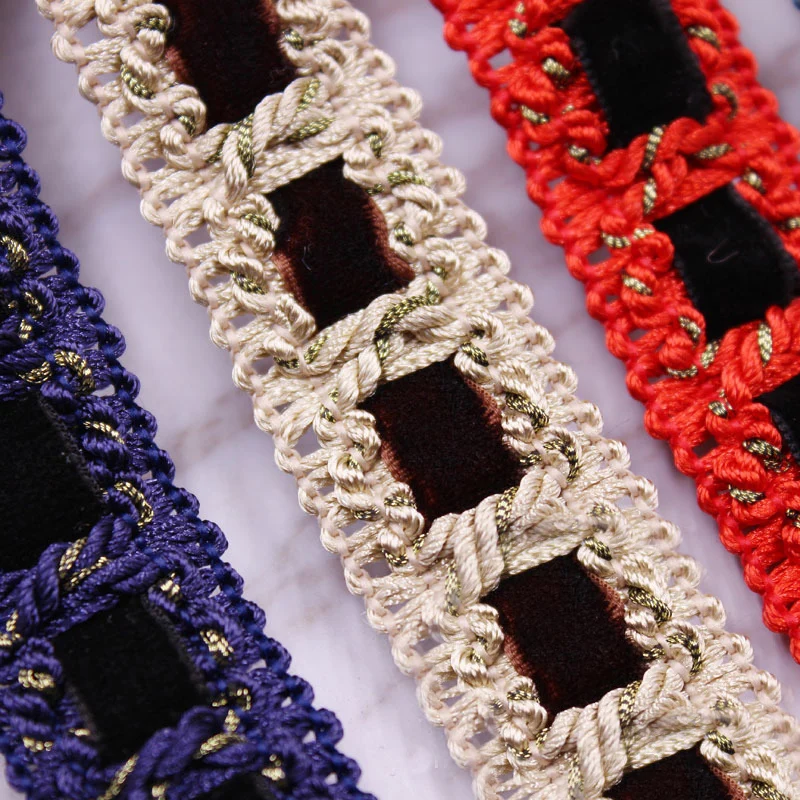 2 5 см ширина шитья украшения блесток кисточкой ленты Мода отделка Кружева шнур