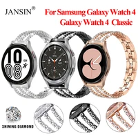 diamond bracelet for samsung watch 4 40mm 44mm women jewelry band for samsung galaxy watch 4 classic 42mm 46mm correa strap