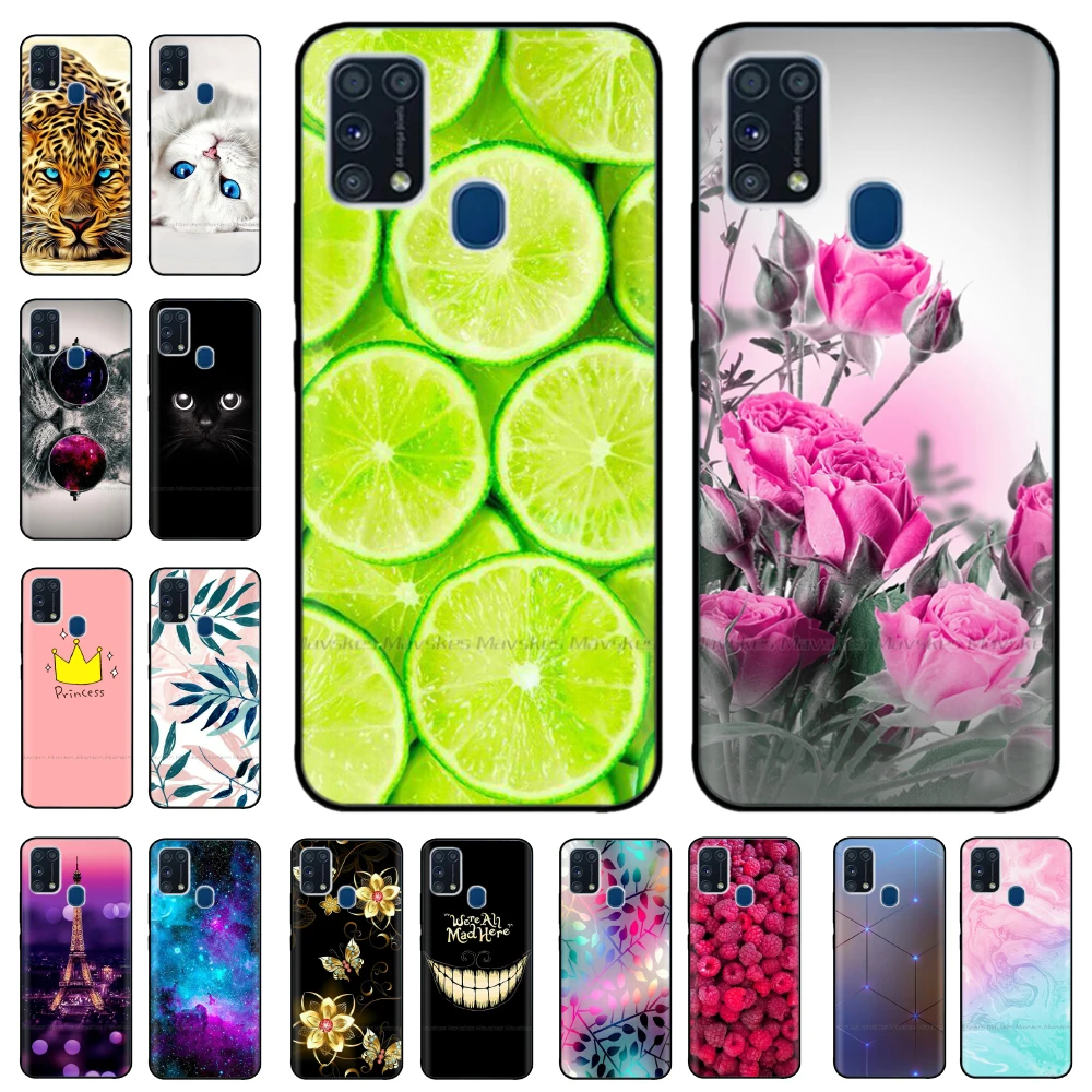 

Silicone Case For Samsung M31 Cases Full Protective TPU Phone Case On for Samsung Galaxy M31 M315F M 31 SM-M315F/DS Phone Coque
