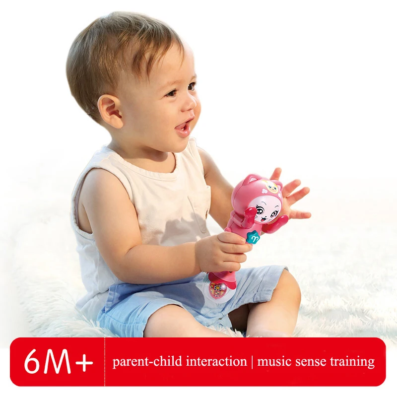 Детские игрушки 0 1 лет погремушки прятки интеллектуальные детские музыкальные 12