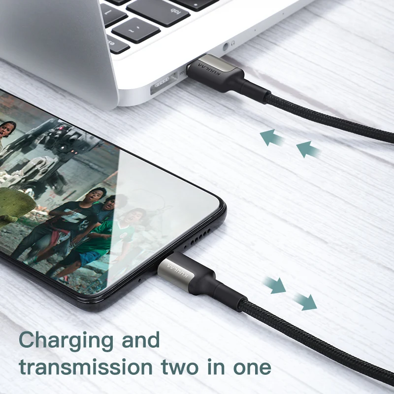 Кабель KUULAA 5A USB Type-C для Huawei Mate 20 Pro P20 Lite суперзарядный кабель C быстрой зарядки P30 |