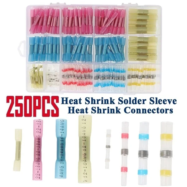 

Водонепроницаемый термоусадочный стыковой соединитель, 250 шт.