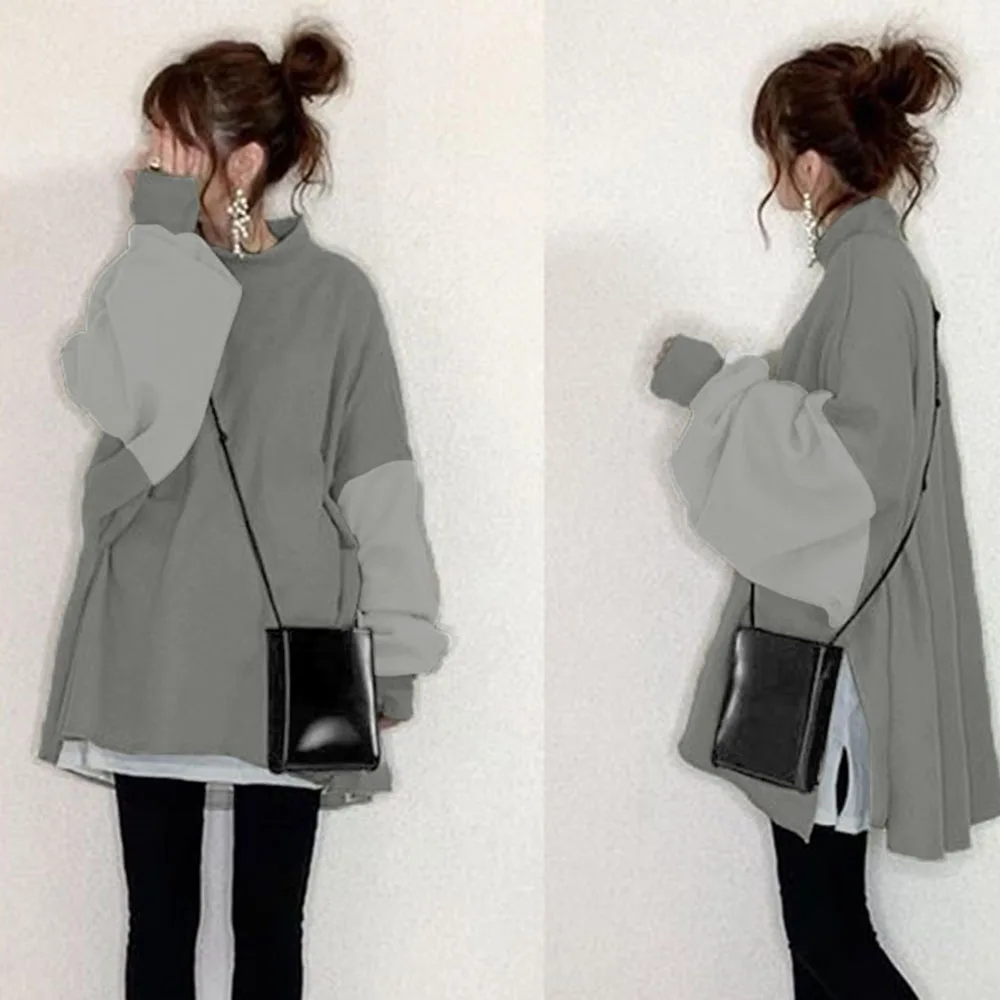 

Women Harajuku Hoodie Autumn Pullover Casual Fashion Simple Preppy Top Oversize Loose Young Girl Fashion Outwear Sweatshirt New