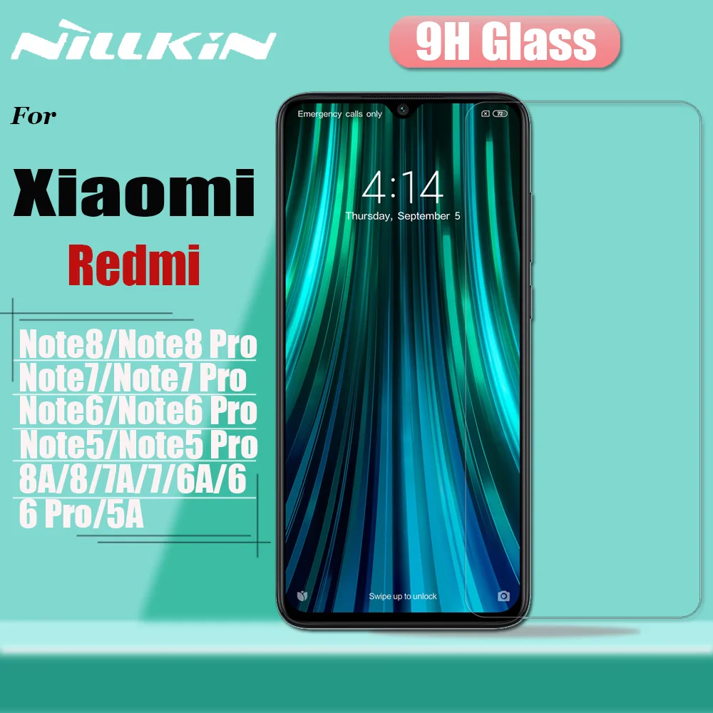 Закаленное стекло для Redmi Note 8T 8 7S 7 Pro защита экрана Nillkin 9H твердое Защитное Xiaomi 8A 7A