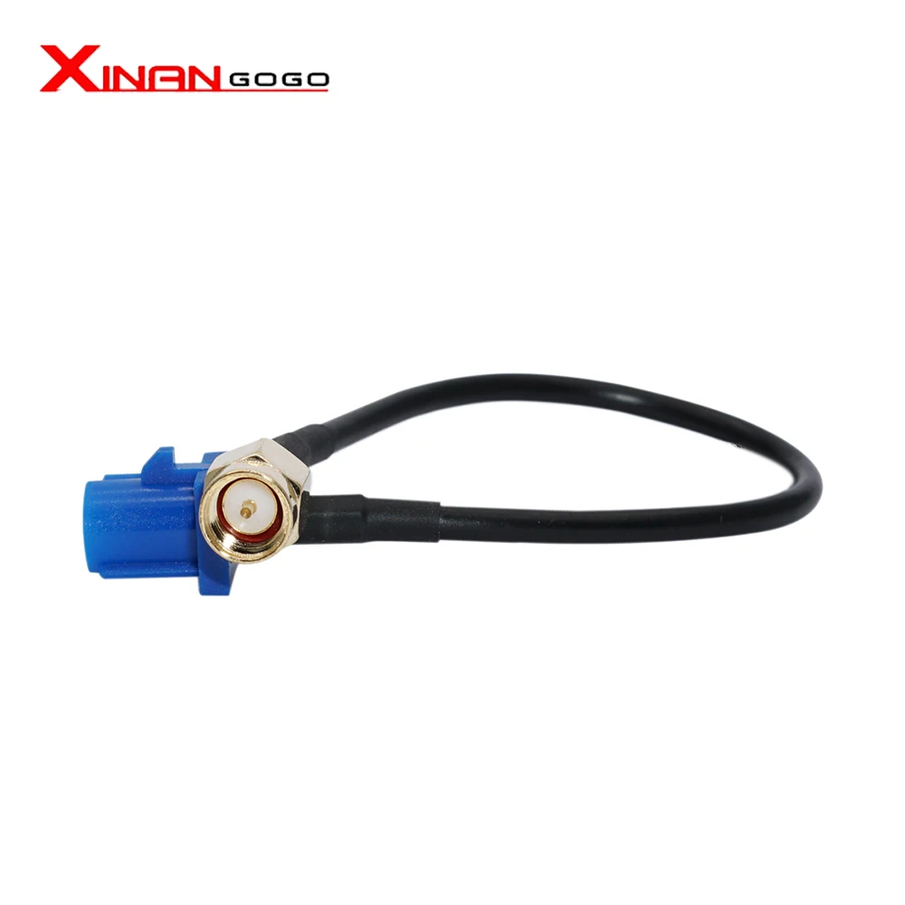 Автомобильный Кабель Fakra B C D E H K Z-образный штекер к SMA штекеру Удлинитель