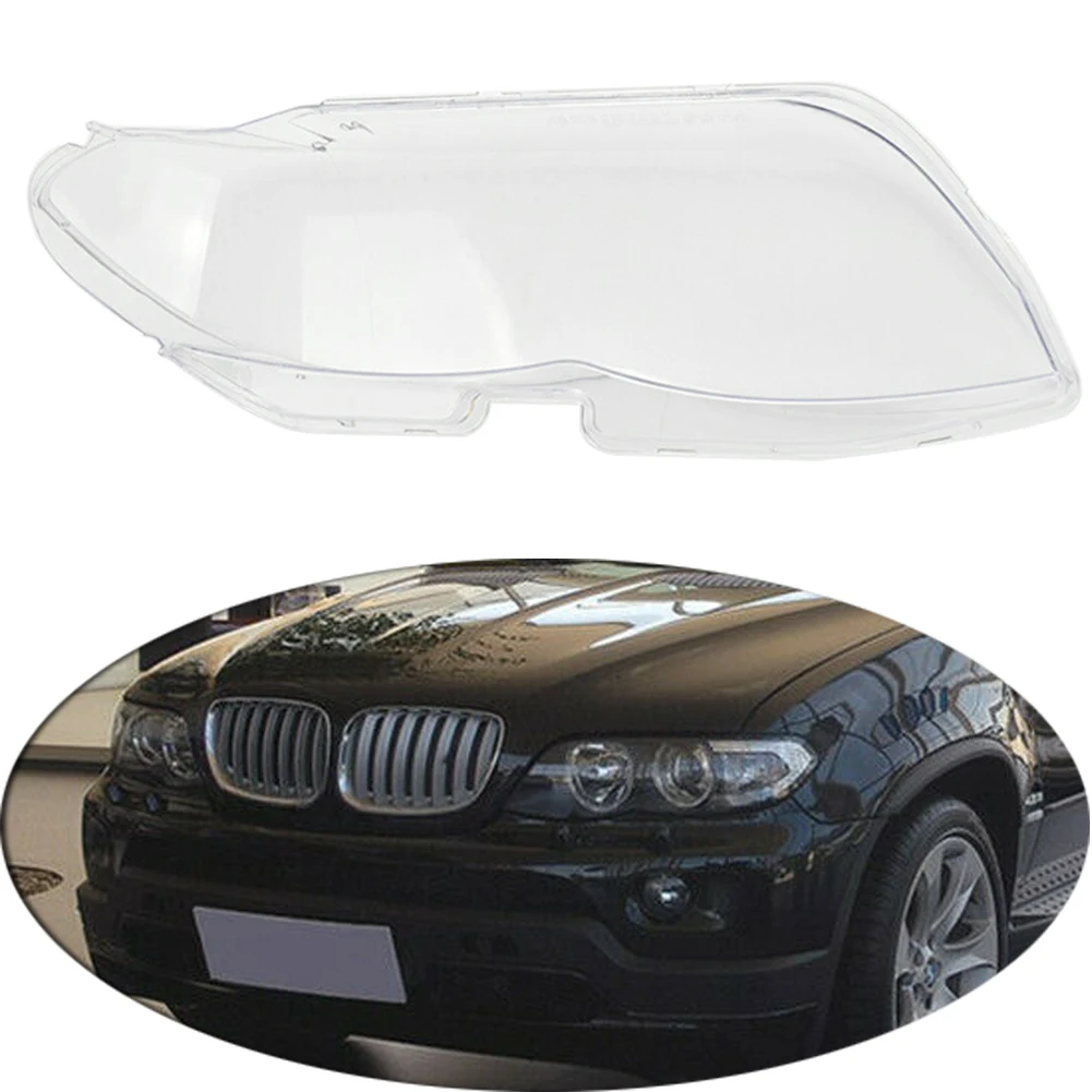 Прозрачная крышка объектива левой стороны передней фары для BMW X5 E53 530i 544i 2004 2005 2006 |
