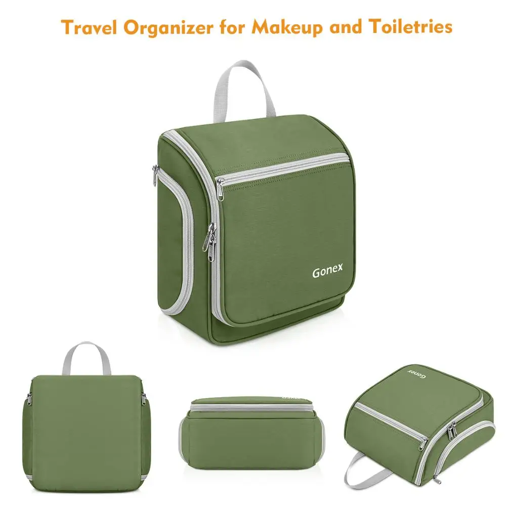 Подвесная сумка для туалетных принадлежностей Gonex водонепроницаемый дорожный