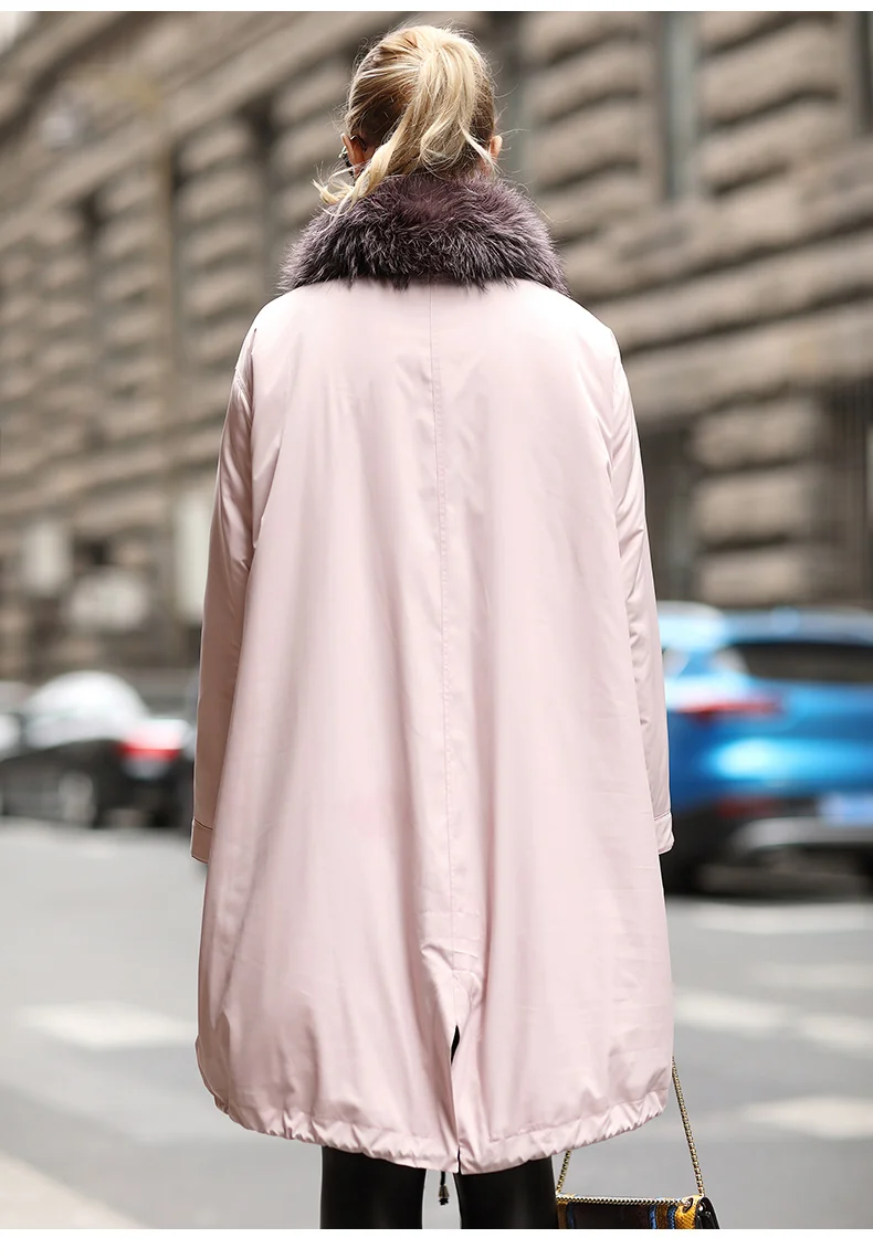 

2020 Winter new one-piece three-wear women's coat fox fur vest liner single fur coat