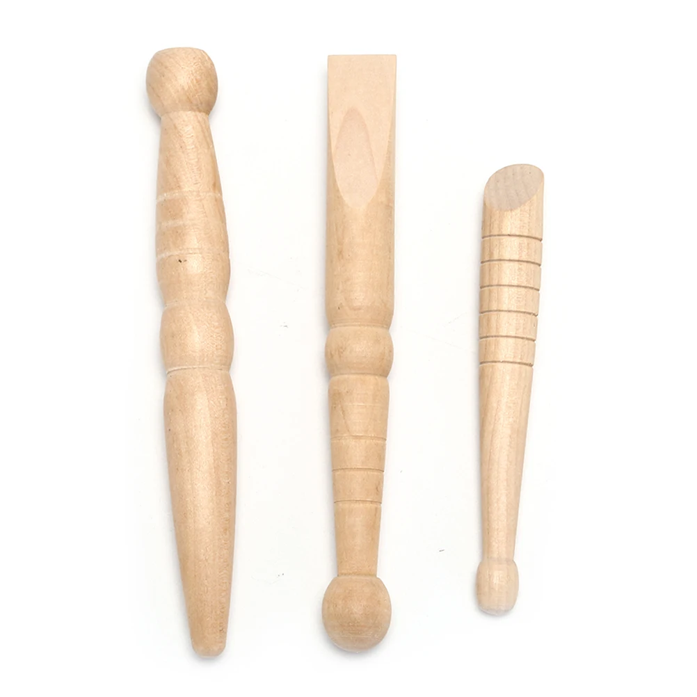

3PCS/Set Wooden Massage Stick Foot Body Massage Relieve Muscle Relaxing Tool Foot Reflexology Massager