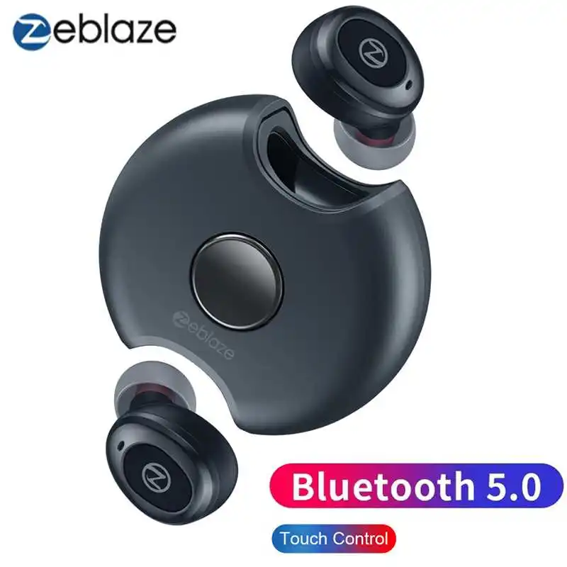 Zeblaze Zepods, беспроводные наушники, bluetooth 5,0, глубокий бас, стерео, Earbus, вращение на 360, тип-c, зарядка, шумоподавление с микрофоном