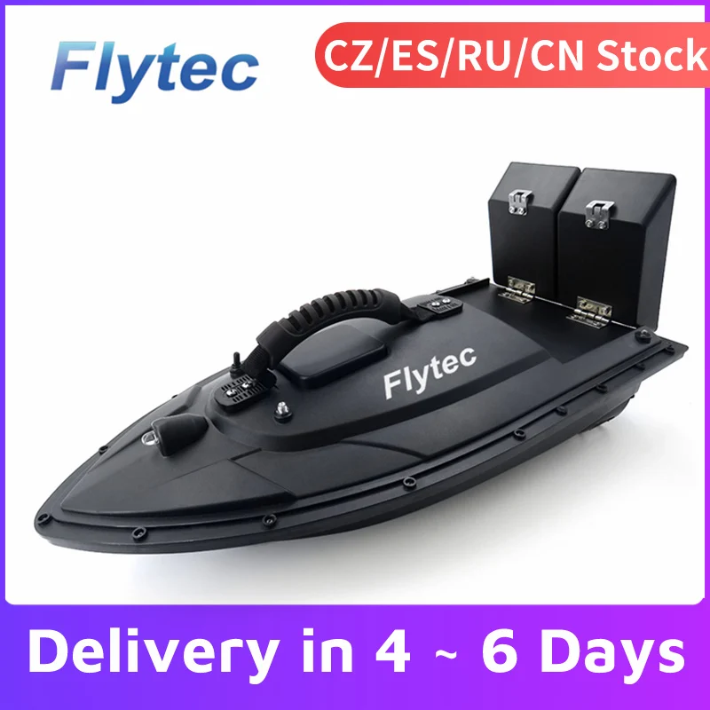 

Flytec RC Boat 2011-5 Fish Finder Fish Boat 1.5kg 500m Remote Control Fishing Bait Boat Ship Speedboat RC Toys 5.4km/h Adult Toy