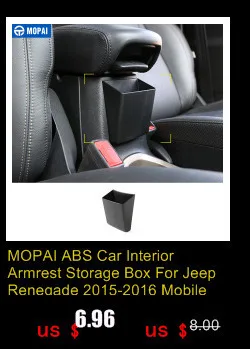 MOPAI Автомобильное зеркало заднего вида, декоративные наклейки для Jeep Renegade, внешние аксессуары для зеркала заднего вида, Стайлинг автомобиля