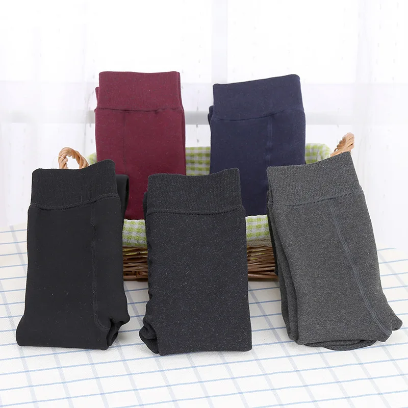 Теплая овечья шерсть колготы для девочек Зима с милым изображением кролика