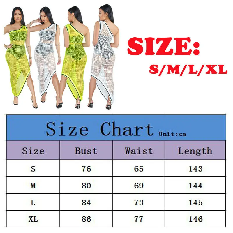 Женское прозрачное Сетчатое бикини накидка Пляжная с одним плечом открытое Irregualr