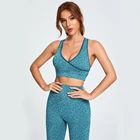 Бесшовный Женский комплект для йоги и фитнеса, женская спортивная одежда, леггинсы с высокой талией, спортивные костюмы, одежда для тренировок с длинным рукавом