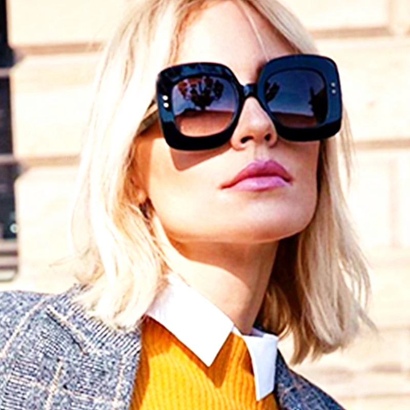 Роскошные квадратные леопардовые солнцезащитные очки для женщин и мужчин модные