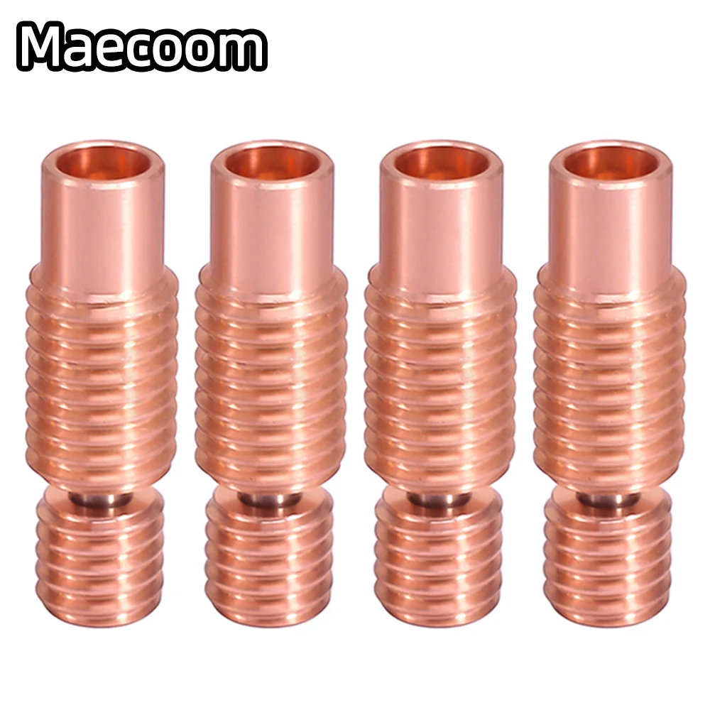 

Maecoom All-Metal NF V6-Crazy Heat Break Copper & Stainless Steel 3D Printer Nozzle Throat For 1.75mm E3D V6 HOTEND Heater Block