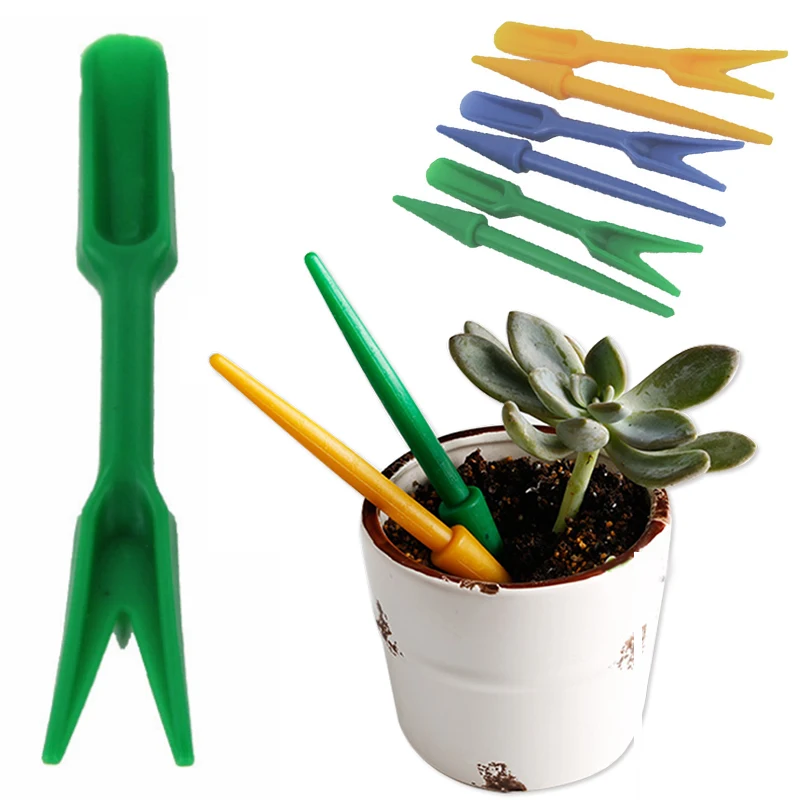 2Pcs/Set High Quality Durable Succulent Kit Plastic Seeds Device Seedlings Dibber Transplanting Planting Gardening Bonsai Tools | Дом и сад
