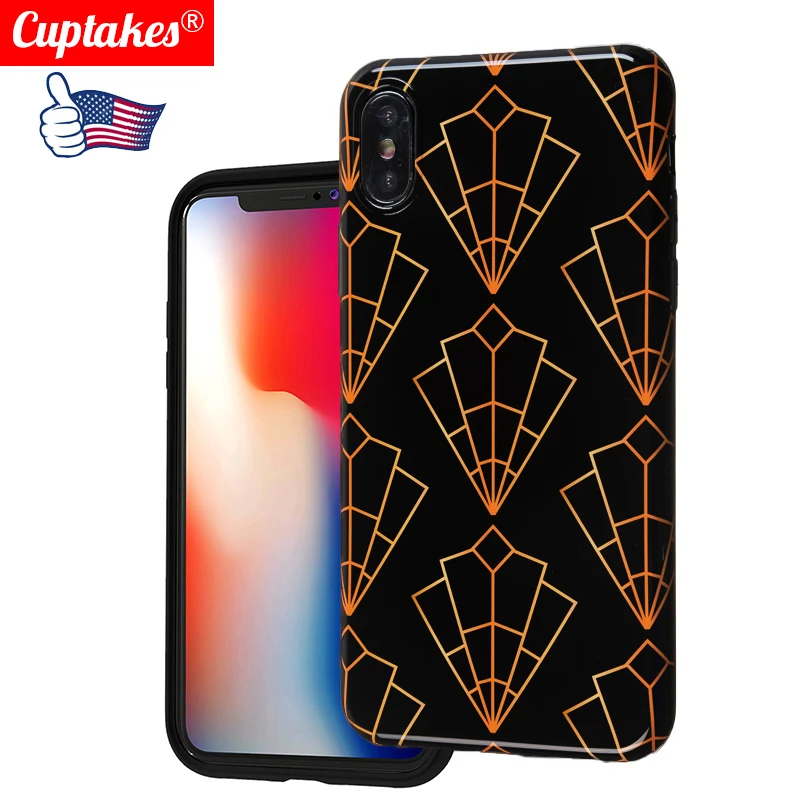 Блестящий чехол для iPhone XS Max XR X 8 8Plus 7 Plus | Мобильные телефоны и аксессуары