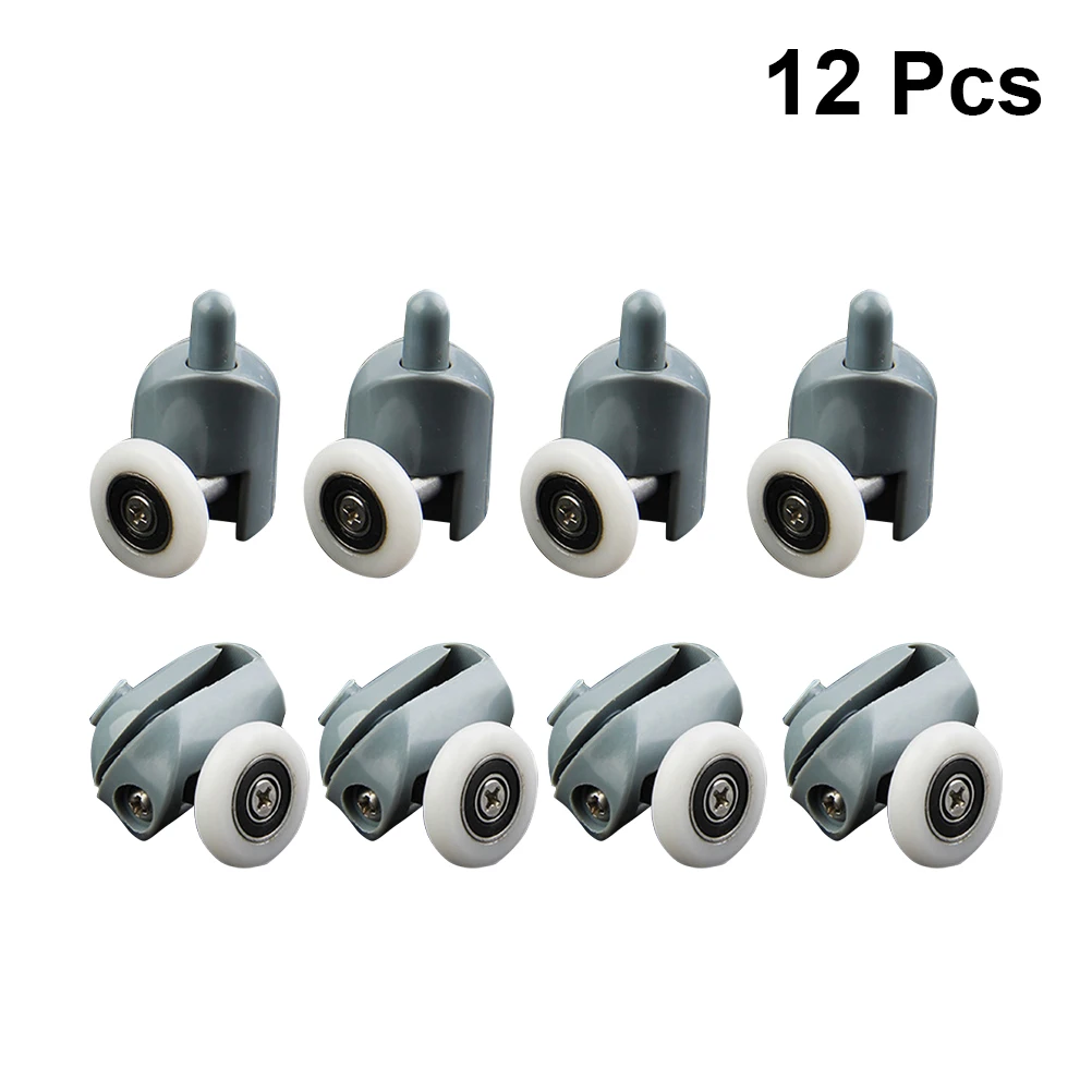 12 шт колеса для дверей душа замена корпуса одно колесо раздвижные бегуны ролики